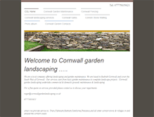 Tablet Screenshot of cornwallgardenlandscaping.co.uk
